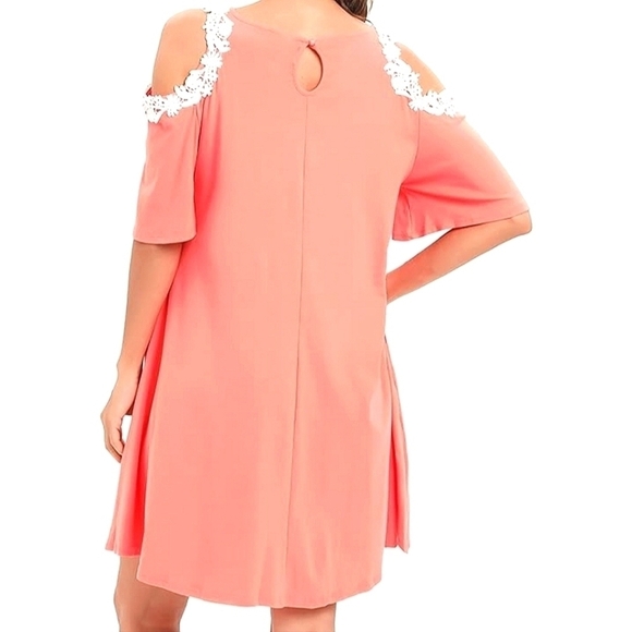 NWT Cold Shoulder Mini Dress Sz3XL - Picture 2 of 4